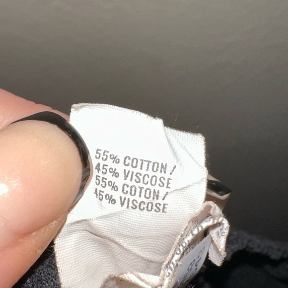 Aerie women’s black smocked waist pull on black pants boho beach summer S - Picture 7 of 7